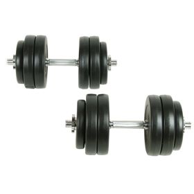 18 Piece Dumbbell Set 66.1 lb