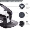 Compact Elliptical Fitness Stand up and Sit Down Step Machine, Portable Mini Stepper Exercise, While Seated, Handle, Digital Readout, All the Equipmen