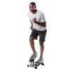 Mini Stepper with Monitor - Low Impact Black and Gray Stepper- Great Design for at Home Workouts - Step Machines