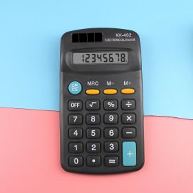 Student Calculator Palm Type 8 Digits (Option: 900A Black)