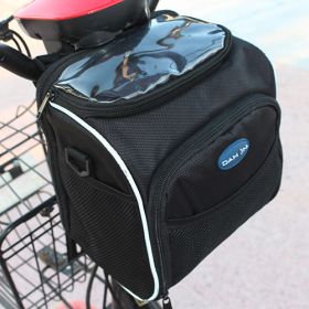 Driving Electric Folding Bicycle Handlebar Bag (Option: Upgrade-25X21X12CM)