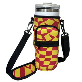 Printed Neoprene Rubber Cup Sleeve Bags (Option: K03)