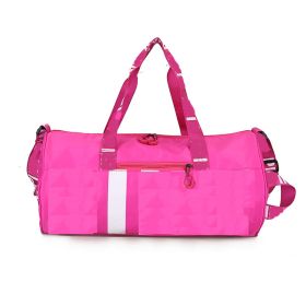 Printed Handbag Shoulder Bag (Color: Pink)