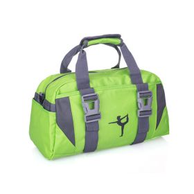 Yoga Mat Backpack Gym Bag Custom Logo Men And Women Travel Bag (Option: Green large)