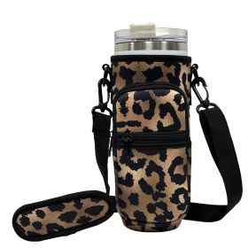 Printed Neoprene Rubber Cup Sleeve Bags (Option: K09)