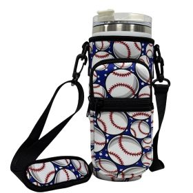 Printed Neoprene Rubber Cup Sleeve Bags (Option: K02)