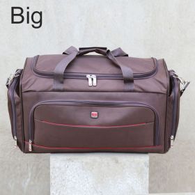Short Distance To Oxford Large-capacity Handbag Travel Big Bag (Option: Coffee-Large)