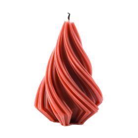 Christmas Tree Twisted Creative Modeling Home Candle Ornaments (Option: 5.5x8cm-Red)