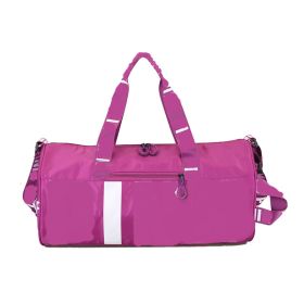 Printed Handbag Shoulder Bag (Color: Purple)