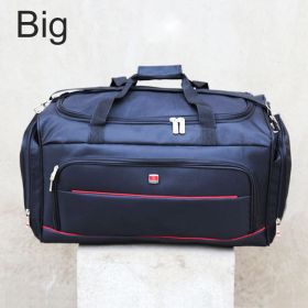 Short Distance To Oxford Large-capacity Handbag Travel Big Bag (Option: Black-Large)