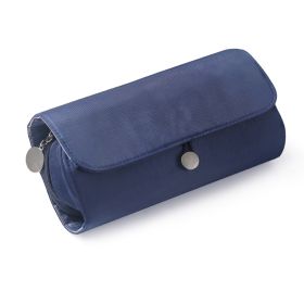 Multi Functional Folding Professional Beauty And Makeup Tool Storage Bag (Color: Navy Blue)