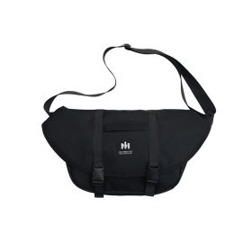 Messenger Bag Casual Fashion Shoulder Bag (Color: Black)