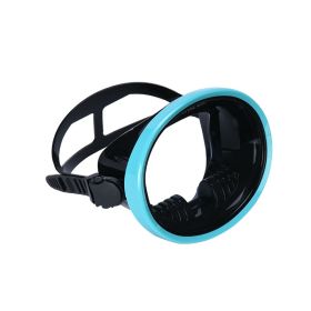 HD Fisherman Mirror Large Vision Diving Mask Tempered Glass (Option: Spearmint-Universal)