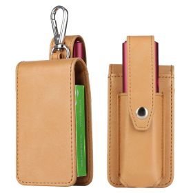 Simple Solid Denim Storage Protective Case (Option: Light Brown-Storage)