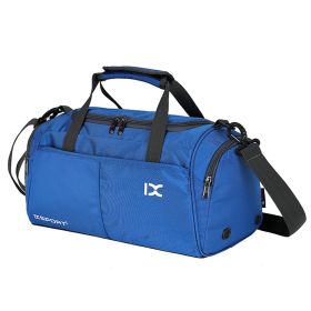 Fashion Portable Yoga Sports Bag (Color: Blue)