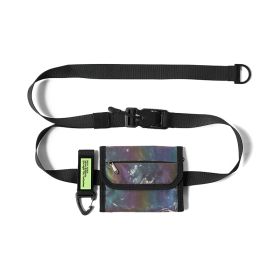 Irregular Personality Laser Reflective Crossbody Chest Bag (Color: Purple)