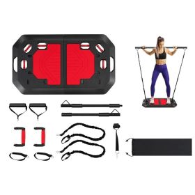 Home Gym Portable 34 Inch Push Up Board (Type: Weights Accessories, Color: Red & Black)