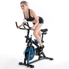 Home Cardio Gym Workout Professional Exercise Cycling Bike (Type: Professional Exercise Bikes, Color: Black C)