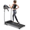 Compact Electric Folding Running and Fitness Treadmill with LED Display