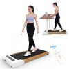 Walking Pad Treadmill Under Desk,Portable Mini Treadmill 265 lbs Capacity with Remote Control,Installation-Free Jogging Machine for Home/Office,Blueto