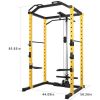 PC-1 Series 1000lb Capacity Multi-Function Adjustable Power Cage Power Rack with Optional Lat Pull-down and Cable Crossover, Power Cage Only