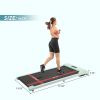 2 in 1 Under Desk Electric Treadmill 2.5HP;  with Bluetooth APP and speaker;  Remote Control;  Display;  Walking Jogging Running Machine Fitness Equip