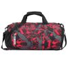 20" Waterproof Sport Gym Bag 600D Polyester Travel Duffel Bag Dry Wet Separated